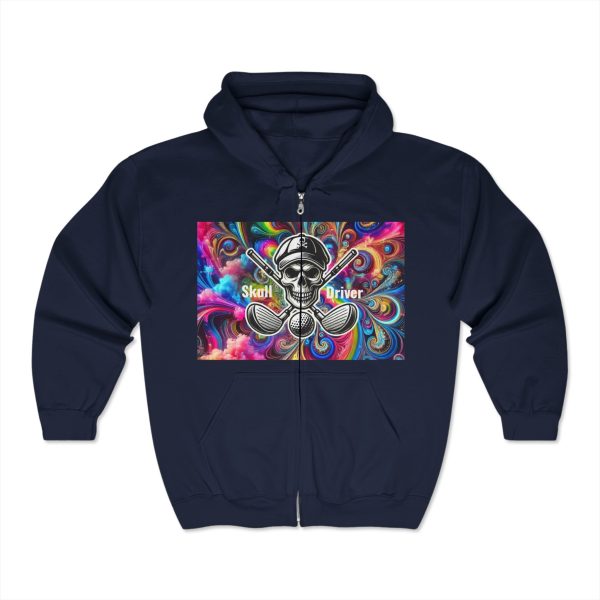 Unisex Skull & Driver Full Zip Hoody - Image 7