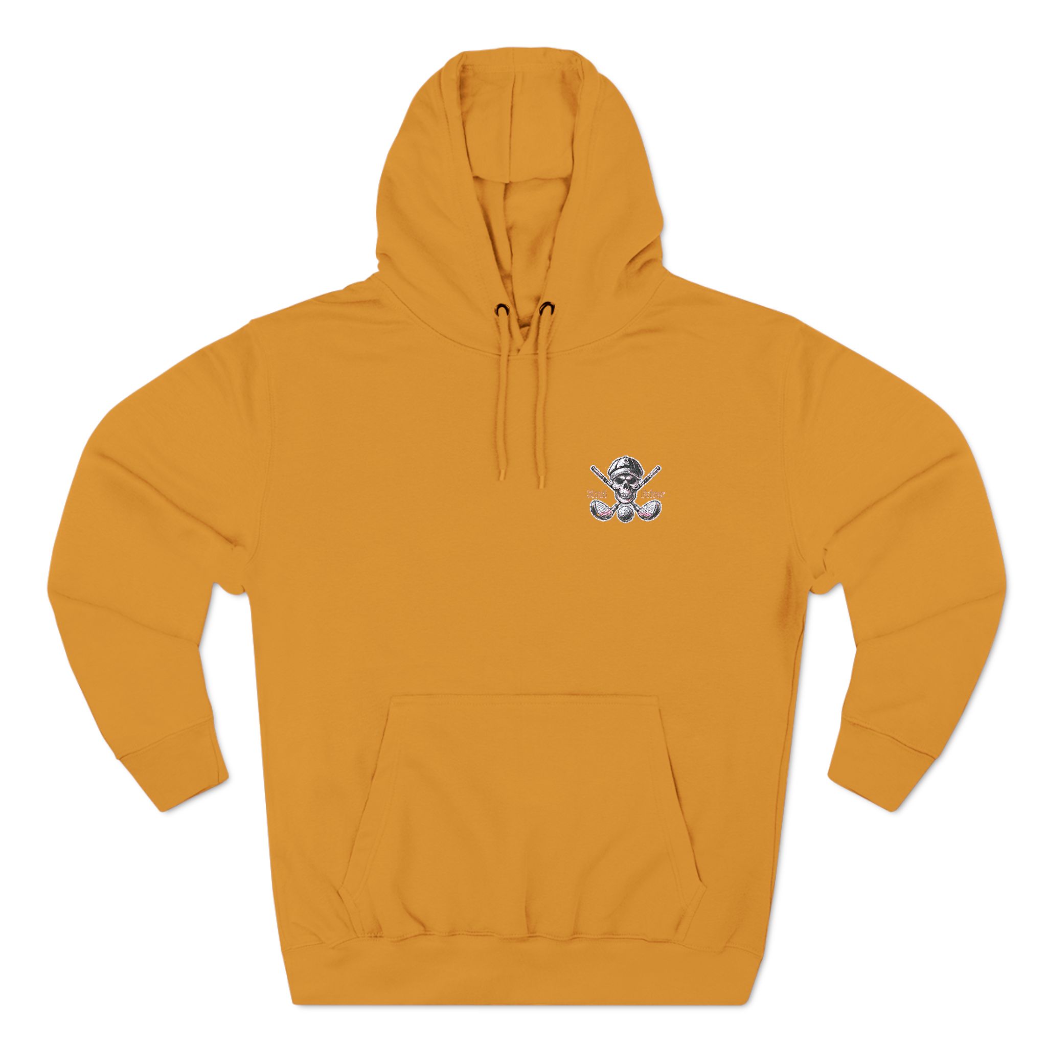 Comfortable and stylish Skull and Driver hoodie, designed for golf enthusiasts and casual wear.