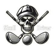 Skull and driver logo