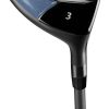 Callaway Edge titanium 3wood with graphite shaft for explosive distance off the tee.