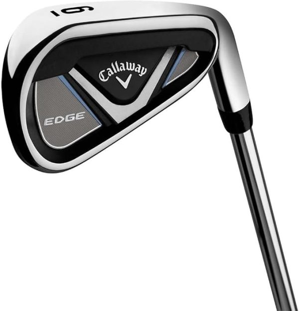 Callaway Edge cavity-back irons and wedges for stability, forgiveness, and control.